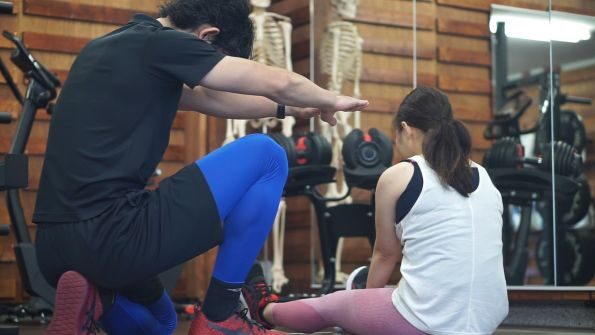 ストレッチの指導